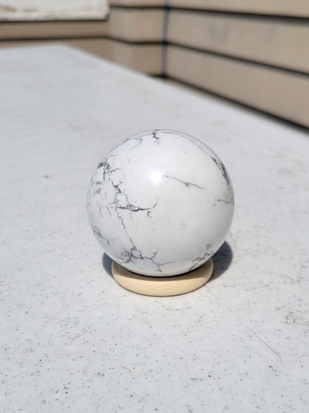 Sphere Howlite Crystal - Picture 3 of 7